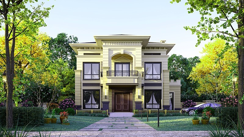 长春中式合院住宅，开放庭院与邻里乡亲更亲近